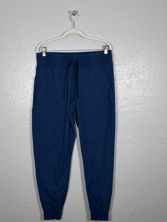 Carhartt Pants - Carhartt Force Women L Navy Blue Essential Jogger Scrub Pants Medical Nurse